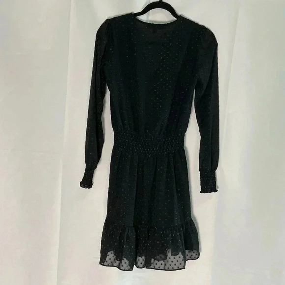 Michael Kors Glitter Polka-Dot Wrap Dress - Picture 7 of 16